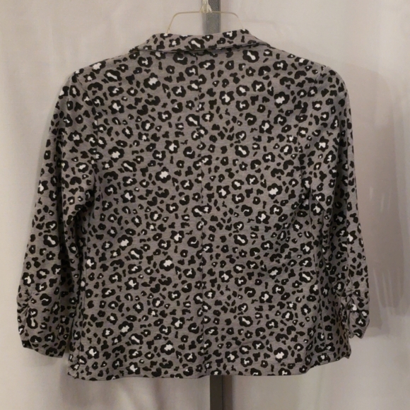 Justice gray animal print and sequin blazer - Picture 4 of 4